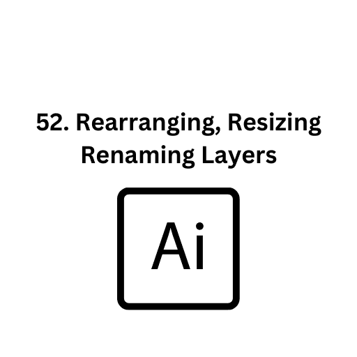 52. Rearranging, Resizing  Renaming Layers